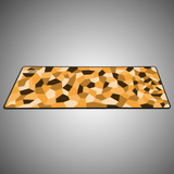 Geometric Gaming Mat - Orange