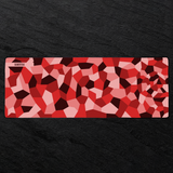 Geometric Gaming Mat - Red