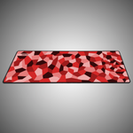 Geometric Gaming Mat - Red