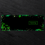 Paint Splatter Gaming Mat - Green